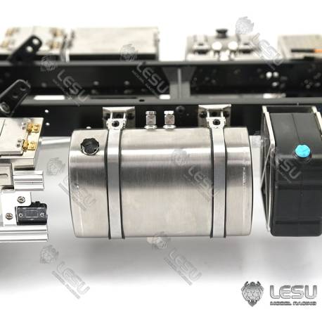 Réservoir en inox de 95mm pour Volvo FH16 1/14 - LESU