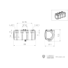 Réservoir en inox de 130mm pour Volvo FH16 1/14 - LESU G-6244-A-130