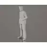 1 Figurine de Capitaine debout 1/36 en résine 3D Krick 64185
