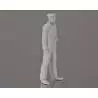 1 Figurine de Capitaine debout 1/36 en résine 3D Krick 64185