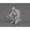 1 Figurine d'homme à genoux 1/32 en résine 3D Krick 64187