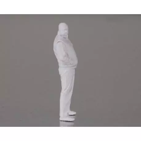 1 Figurine d'homme debout en gilet 1/25 en résine 3D Krick 64176