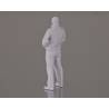 1 Figure d'homme debout en gilet 1/25 en résine 3D Krick 64176