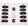 Lot de 10 tuiles de chenilles en métal avec axes et circlips CTI505211