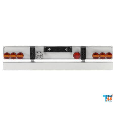 Round rear lights with 3 compartments Ref carson 500907039