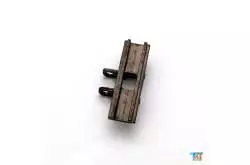 Lot de 10 tuiles de chenilles en métal avec axes et circlips CTI505211