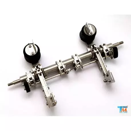 Essieu de remorque avec freins pour jantes larges Tamiya - SCALE-PARTS SP-03-04-021-02