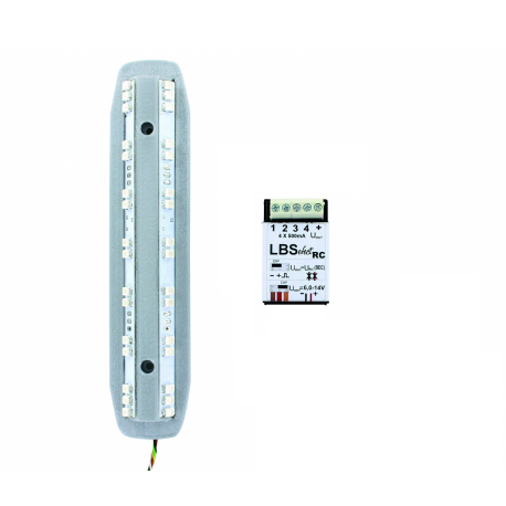 LED flash light bar + flash module for the Tamiya Volvo FH16 tow truck - Carson 500907633