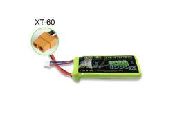 Lipo Black Lithium 1500mAh 35C 2S 7.4v prise XT60