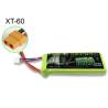 Lipo Black Lithium 1500mAh 35C 2S 7.4v socket XT60