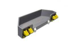 Caisson gris pour semi-remorque surbaissée avec cales de roues Thicon Models 50150
