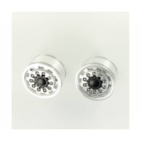 Wide aluminium wheels for hexagons for RC trucks Tamiya 1/14
CARSON 500907412