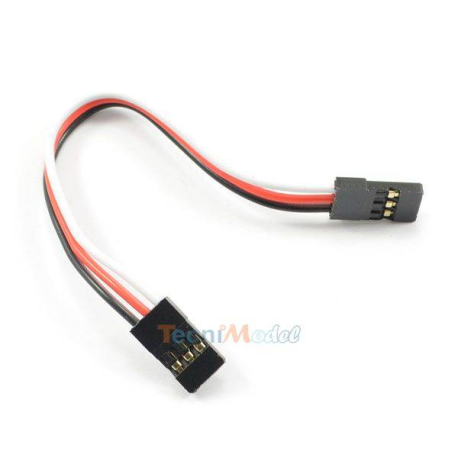 1 Cordon "Patch" 15CM avec 2 prises servo type JR