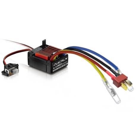 HobbyWing 1060 Quicrun Lipo 2S and 3S compatible ESC with T-DEAN connector - HobbyWing 30120203