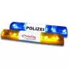 Orange flashing light strip