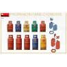 20 Propane/Butane Bottles 1/35 scale - MiniArt 35619