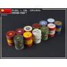 12 Oil and gasoline drums - civilian and military - 1930-1950 scale 1/35 MiniArt 35613