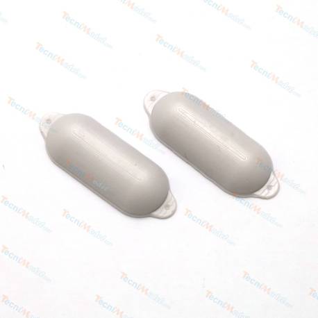 1 grey resin fender 25x63mm - Krick 63304