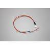 4 Leds wired 5mm orange 6v-7,2v 18cm wire medium brightness
