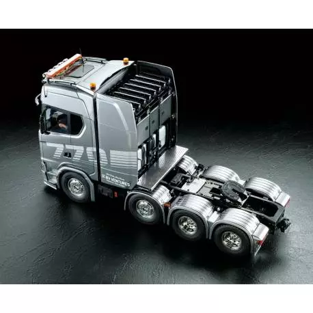 Camion Tamiya Scania 770 S V8 Tracteur Lourd 8x4/4 1/14 avec lumières et sons (Pack complet)