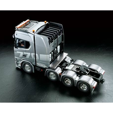 Tamiya RC Truck Actros 6x4 3363 blue 1/14 with lights and sounds (Full pack)