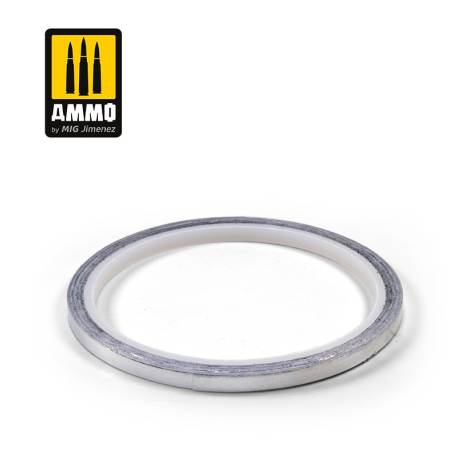 1 rouleau d'adhésif aluminium 5mm x 10m AMMO AMIG8249
