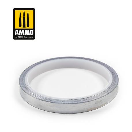 1 rouleau d'adhésif aluminium 10mm x 10m AMMO AMIG8250