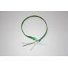 2 Leds wired 5mm green 12v wire 18cm medium brightness