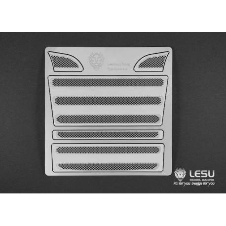(10) Grille métal A pour Calandre Scania Tamiya (version A)
