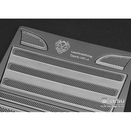 (10) Grille métal A pour Calandre Scania Tamiya (version A)