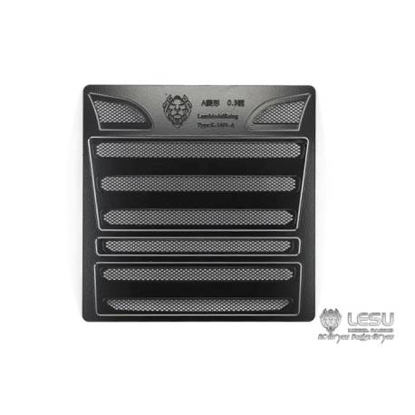 Black metal grid for Scania grille Tamiya