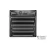 Grille métal finition noire pour calandre de Scania R Tamiya (Modèle A) - Lesu K-1601A-BK