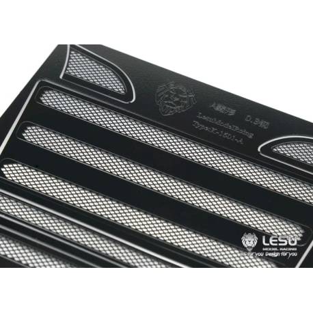 Black metal grid for Scania grille Tamiya