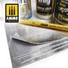 5 feuilles d'aluminium adhésives 280x195mm AMMO A.MIG-8247
