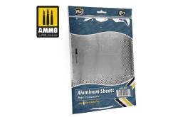 5 feuilles d'aluminium adhésives 280x195mm AMMO A.MIG-8247