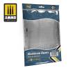 5 feuilles d'aluminium adhésives 280x195mm AMMO A.MIG-8247