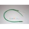 2 wired leds 1.8mm green 12v wire 18cm medium brightness
