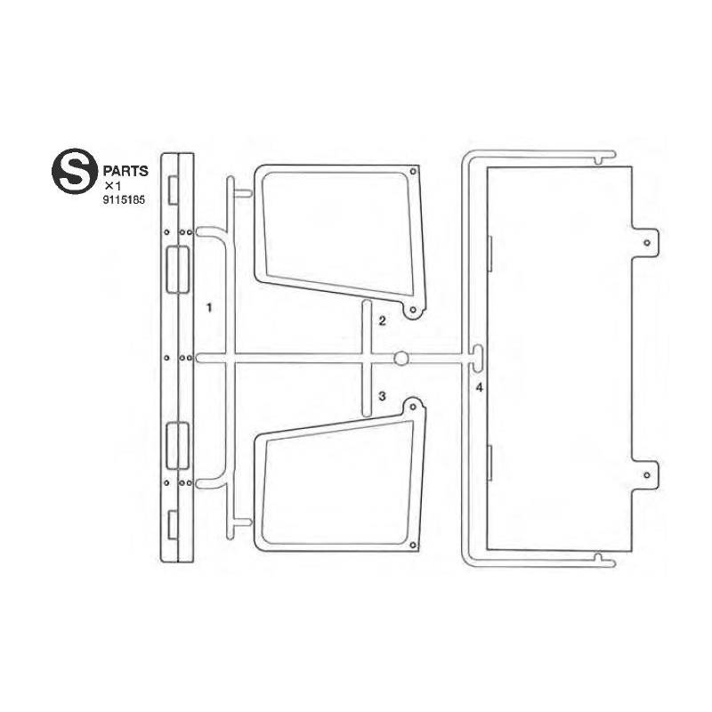 Scania glazing S Parts