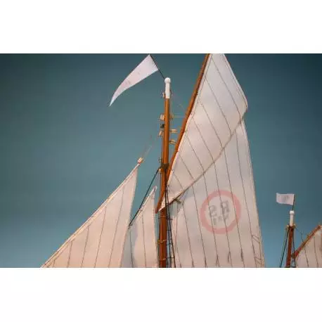 Maquette Bateau Rainbow – Kit De Construction Bois – B201 – Bateau De Pêche 1960