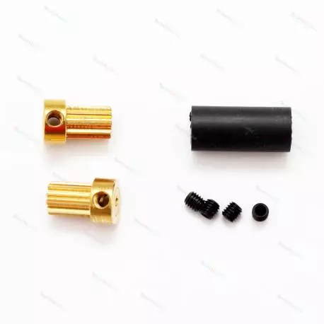 Accouplement flexible pour arbres Ø2,3/Ø2mm - Diamètre extérieur Ø8mm