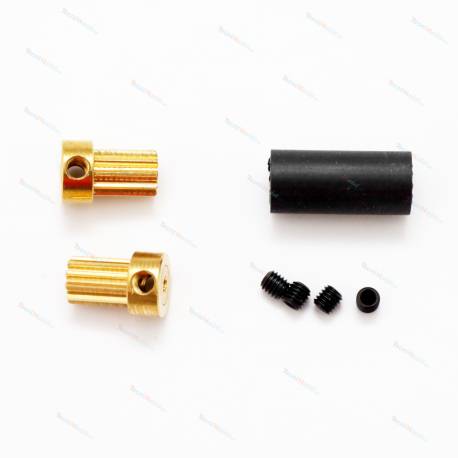 Flexible coupling for shafts Ø2.3/Ø2mm - Outer diameter Ø8mm