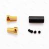 Accouplement flexible pour arbres Ø2,3/Ø2mm - Diamètre extérieur Ø8mm