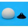 Ø25mm white resin ball fender