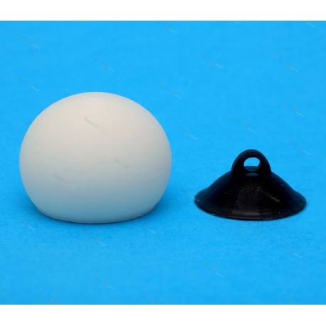 Bouée pare battage Ø15mm en résine blanche