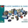 Barils, bidons et jerry cans plastique, à l'échelle 1/48 MiniArt 49010
