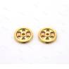 2 poulies laiton ajourées diamètre Ø16mm pour axe de Ø2mm