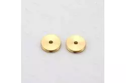 2 réas laiton pleines diamètre Ø2.5mm pour axe de Ø1mm