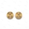 2 poulies laiton pleines diamètre Ø10mm pour axe de Ø2mm