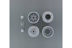 1/16" twin Trilex wheels