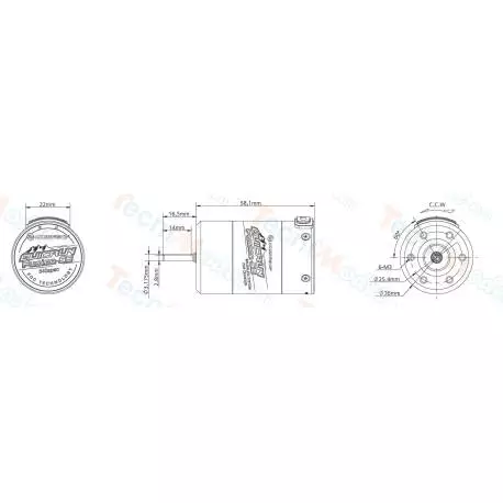 Combo Motor / Controller 2 in 1 HobbyWing Quicrun Fusion SE 1200kv - HobbyWing 30404318
